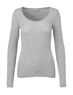 Anna GG Basic Top - Lichtgrijs
