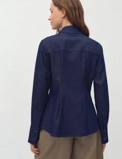 Bican-M Magnolia Overhemdblouse - Denim