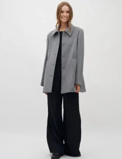 Caprice Short-M Coat - Grijs