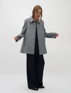 Caprice Short-M Coat - Grijs