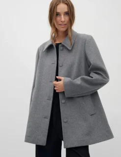 Caprice Short-M Coat - Grijs