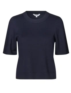 Carla-M Gebreide Trui - Donkerblauw