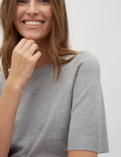 Carla-M Gebreide Trui - Grijs