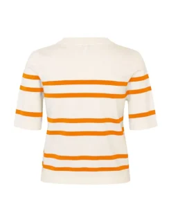 Carla-M Gebreide Trui - Oranje