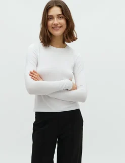 Christina-M Basic Top - Optical White