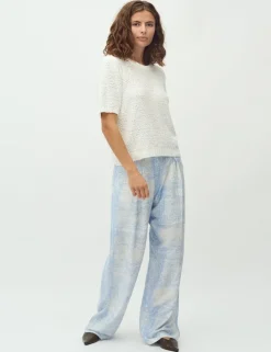 Cristiana Long-M Broek - Blauw