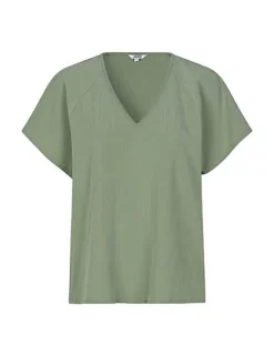Damila V-M T-shirt - Lichtgroen