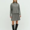 Folami-M Knit Skirt - Grijs