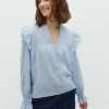 Gemala LS-M Blouse - Blauw
