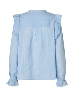 Gemala LS-M Blouse - Blauw