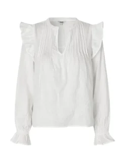 Gemala LS-M Blouse - Wit