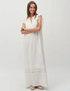 Gemala X-Long-M Jurk - Wit