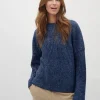 Gillian Contrast-M Knit - Donkerblauw