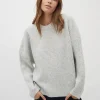 Gillian Contrast-M Knit - Lichtgrijs