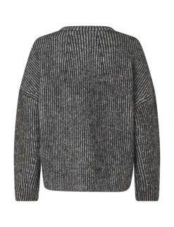Gillian Contrast-M Knit - Zwart