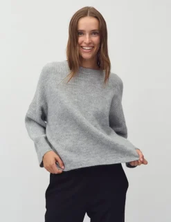 Gillian Shyla Knit Pullover - Lichtgrijs