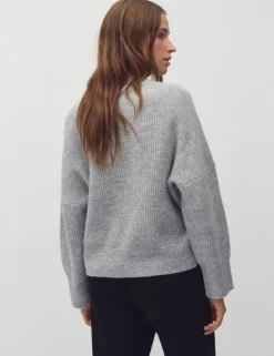 Gillian Shyla Knit Pullover - Lichtgrijs