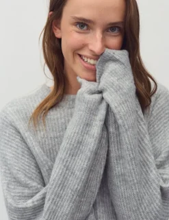 Gillian Shyla Knit Pullover - Lichtgrijs