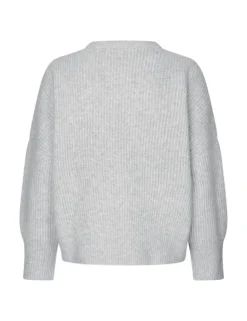 Gillian Shyla Knit Pullover - Lichtgrijs