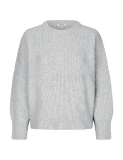 Gillian Shyla Knit Pullover - Lichtgrijs