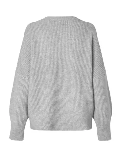 Gillian Shyla Knit Pullover - Lichtgrijs