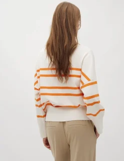 Gillian-M Gebreide Trui - Oranje