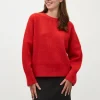 Gillian-M Gebreide Trui - Rood