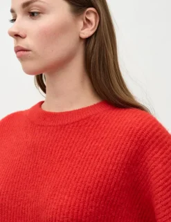 Gillian-M Gebreide Trui - Rood