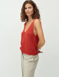 Humita-M Knitted Top - Rood