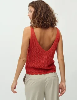 Humita-M Knitted Top - Rood