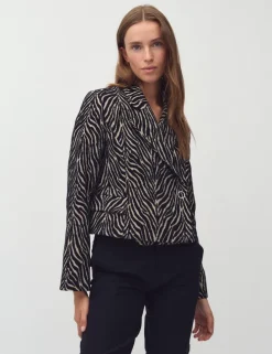 Iva-M Blazer Jacket - Zebra