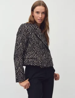 Iva-M Blazer Jacket - Zebra