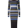 Izel-M Knit Dress - Gestreept