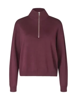 Joely-M Knit Jumper - Bordeaux