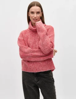 Kemina-M Turtleneck Sweater - Rood