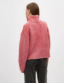 Kemina-M Turtleneck Sweater - Rood