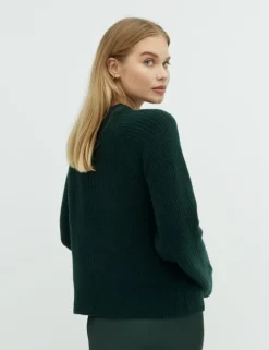 Knitty-M Knitted Jumper - Groen
