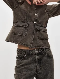 Liandra-M Denim Jacket - Bruin