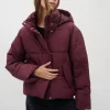 Mishal-M Puffer jacket - Wijn