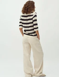 Neale-M Knitted T-shirt - Gestreept