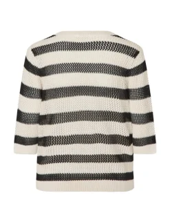 Neale-M Knitted T-shirt - Gestreept