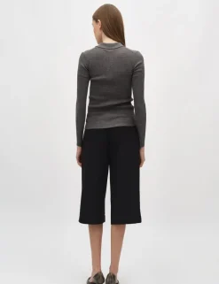 Paoula-M Knitted Blouse - Grijs