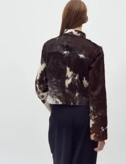 Pre-order Joline-M Cow Leather Jacket - Print