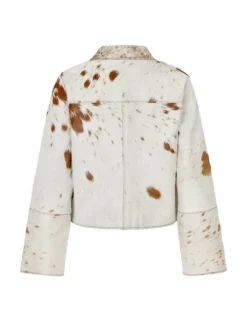 Pre-order Joline-M Cow Leather Jacket - Print