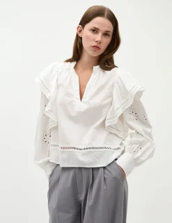 Raylan-M Blouse - Wit