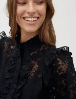 Relena-M Blouse - Zwart
