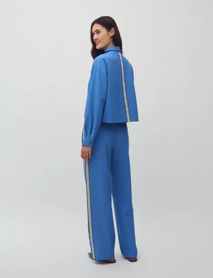 Seppina-M Shirtblouse - Blauw