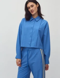 Seppina-M Shirtblouse - Blauw