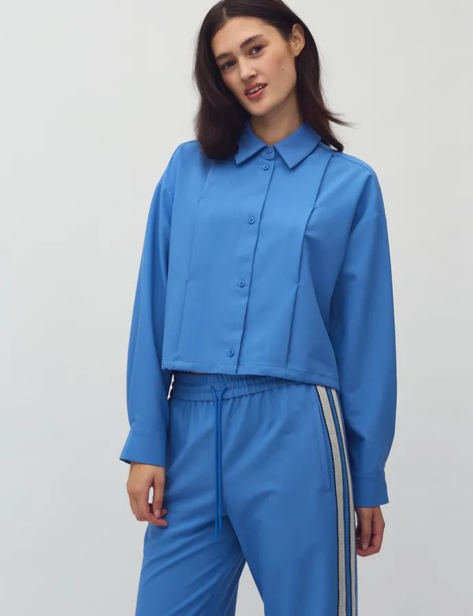 Seppina-M Shirtblouse - Blauw
