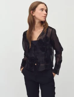 Stellana-M Blouse - Zwart